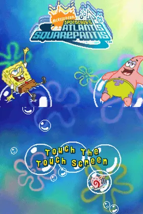 SpongeBob's Atlantis SquarePantis (USA) screen shot title